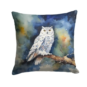 Snowy Owl Throw Pillow Machine Washable, Indoor Outdoor Decorative Pillow for Couch, Bed or Patio, 18Hx18W Snowy Owl Throw Pillow Machine Washable, Indoor Outdoor Decorative Pillow for Couch, Bed or Patio, 18Hx18W