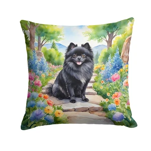 Pomeranian Spring Path Throw Pillow Machine Washable, Indoor Outdoor Decorative Pillow for Couch, Bed or Patio, 18Hx18W Pomeranian Spring Path Throw Pillow Machine Washable, Indoor Outdoor Decorative Pillow for Couch, Bed or Patio, 18Hx18W