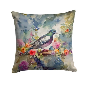 Pigeon Throw Pillow Machine Washable, Indoor Outdoor Decorative Pillow for Couch, Bed or Patio, 18Hx18W Pigeon Throw Pillow Machine Washable, Indoor Outdoor Decorative Pillow for Couch, Bed or Patio, 18Hx18W
