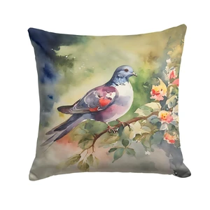 Pigeon Throw Pillow Machine Washable, Indoor Outdoor Decorative Pillow for Couch, Bed or Patio, 18Hx18W Pigeon Throw Pillow Machine Washable, Indoor Outdoor Decorative Pillow for Couch, Bed or Patio, 18Hx18W