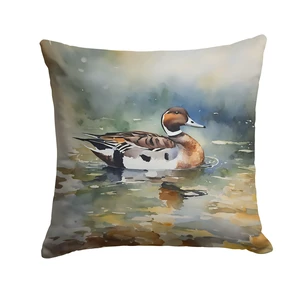 Northern Pintail Throw Pillow Machine Washable, Indoor Outdoor Decorative Pillow for Couch, Bed or Patio, 18Hx18W Northern Pintail Throw Pillow Machine Washable, Indoor Outdoor Decorative Pillow for Couch, Bed or Patio, 18Hx18W