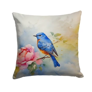 Bluebird Throw Pillow Machine Washable, Indoor Outdoor Decorative Pillow for Couch, Bed or Patio, 18Hx18W Bluebird Throw Pillow Machine Washable, Indoor Outdoor Decorative Pillow for Couch, Bed or Patio, 18Hx18W