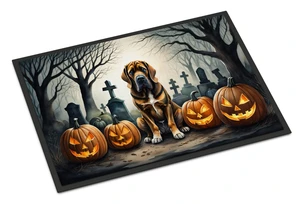 NEW Bloodhound Spooky Halloween Doormat Front Door Mat Indoor Outdoor Rugs for Entryway, Non Slip Washable Low Pile, 18H X 27W NEW Bloodhound Spooky Halloween Doormat Front Door Mat Indoor Outdoor Rugs for Entryway, Non Slip Washable Low Pile, 18H X 27W