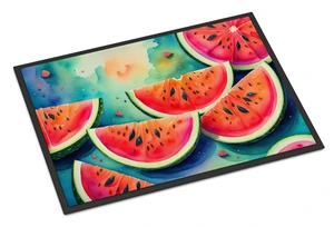 Colorful Watermelons Doormat Front Door Mat Indoor Outdoor Rugs for Entryway, Non Slip Washable Low Pile, 18H X 27W Colorful Watermelons Doormat Front Door Mat Indoor Outdoor Rugs for Entryway, Non Slip Washable Low Pile, 18H X 27W