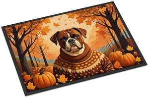 NEW Boxer Fall Doormat Front Door Mat Indoor Outdoor Rugs for Entryway, Non Slip Washable Low Pile, 18H X 27W NEW Boxer Fall Doormat Front Door Mat Indoor Outdoor Rugs for Entryway, Non Slip Washable Low Pile, 18H X 27W