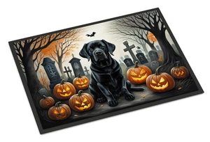NEW Black Labrador Retriever Spooky Halloween Doormat Front Door Mat Indoor Outdoor Rugs for Entryway, Non Slip Washable Low Pile, 18H X 27W NEW Black Labrador Retriever Spooky Halloween Doormat Front Door Mat Indoor Outdoor Rugs for Entryway, Non Slip Washable Low Pile, 18H X 27W