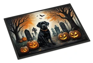 NEW Black Labrador Retriever Spooky Halloween Doormat Front Door Mat Indoor Outdoor Rugs for Entryway, Non Slip Washable Low Pile, 18H X 27W NEW Black Labrador Retriever Spooky Halloween Doormat Front Door Mat Indoor Outdoor Rugs for Entryway, Non Slip Washable Low Pile, 18H X 27W