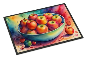 NEW Colorful Apples Doormat Front Door Mat Indoor Outdoor Rugs for Entryway, Non Slip Washable Low Pile, 18H X 27W NEW Colorful Apples Doormat Front Door Mat Indoor Outdoor Rugs for Entryway, Non Slip Washable Low Pile, 18H X 27W