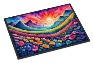 NEW Petunias in Color Doormat Front Door Mat Indoor Outdoor Rugs for Entryway, Non Slip Washable Low Pile, 18H X 27W NEW Petunias in Color Doormat Front Door Mat Indoor Outdoor Rugs for Entryway, Non Slip Washable Low Pile, 18H X 27W