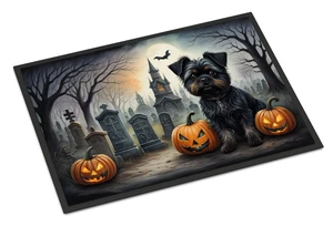 NEW Affenpinscher Spooky Halloween Doormat Front Door Mat Indoor Outdoor Rugs for Entryway, Non Slip Washable Low Pile, 18H X 27W NEW Affenpinscher Spooky Halloween Doormat Front Door Mat Indoor Outdoor Rugs for Entryway, Non Slip Washable Low Pile, 18H X 27W