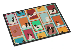 NEW Lots of Tricolor Papillon Doormat Front Door Mat Indoor Outdoor Rugs for Entryway, Non Slip Washable Low Pile, 18H X 27W NEW Lots of Tricolor Papillon Doormat Front Door Mat Indoor Outdoor Rugs for Entryway, Non Slip Washable Low Pile, 18H X 27W