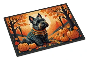 NEW Scottish Terrier Fall Doormat Front Door Mat Indoor Outdoor Rugs for Entryway, Non Slip Washable Low Pile, 18H X 27W NEW Scottish Terrier Fall Doormat Front Door Mat Indoor Outdoor Rugs for Entryway, Non Slip Washable Low Pile, 18H X 27W