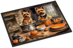 NEW Norwich Terrier Fall Kitchen Pumpkins Doormat Front Door Mat Indoor Outdoor Rugs for Entryway, Non Slip Washable Low Pile, 18H X 27W NEW Norwich Terrier Fall Kitchen Pumpkins Doormat Front Door Mat Indoor Outdoor Rugs for Entryway, Non Slip Washable Low Pile, 18H X 27W