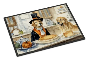 NEW Golden Retriever Fall Kitchen Pumpkins Doormat Front Door Mat Indoor Outdoor Rugs for Entryway, Non Slip Washable Low Pile, 18H X 27W NEW Golden Retriever Fall Kitchen Pumpkins Doormat Front Door Mat Indoor Outdoor Rugs for Entryway, Non Slip Washable Low Pile, 18H X 27W