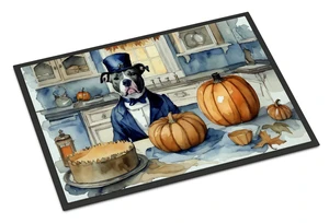 NEW Pit Bull Terrier Fall Kitchen Pumpkins Doormat Front Door Mat Indoor Outdoor Rugs for Entryway, Non Slip Washable Low Pile, 18H X 27W NEW Pit Bull Terrier Fall Kitchen Pumpkins Doormat Front Door Mat Indoor Outdoor Rugs for Entryway, Non Slip Washable Low Pile, 18H X 27W