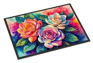 NEW Gardenias in Color Doormat Front Door Mat Indoor Outdoor Rugs for Entryway, Non Slip Washable Low Pile, 18H X 27W NEW Gardenias in Color Doormat Front Door Mat Indoor Outdoor Rugs for Entryway, Non Slip Washable Low Pile, 18H X 27W
