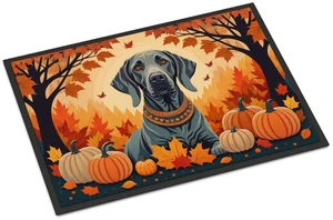 NEW Weimaraner Fall Doormat Front Door Mat Indoor Outdoor Rugs for Entryway, Non Slip Washable Low Pile, 18H X 27W NEW Weimaraner Fall Doormat Front Door Mat Indoor Outdoor Rugs for Entryway, Non Slip Washable Low Pile, 18H X 27W