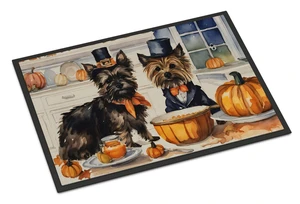 NEW Cairn Terrier Fall Kitchen Pumpkins Doormat Front Door Mat Indoor Outdoor Rugs for Entryway, Non Slip Washable Low Pile, 18H X 27W NEW Cairn Terrier Fall Kitchen Pumpkins Doormat Front Door Mat Indoor Outdoor Rugs for Entryway, Non Slip Washable Low Pile, 18H X 27W