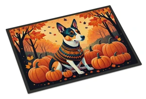 NEW Basenji Fall Doormat Front Door Mat Indoor Outdoor Rugs for Entryway, Non Slip Washable Low Pile, 18H X 27W NEW Basenji Fall Doormat Front Door Mat Indoor Outdoor Rugs for Entryway, Non Slip Washable Low Pile, 18H X 27W