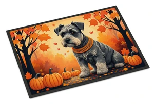 NEW Schnauzer Fall Doormat Front Door Mat Indoor Outdoor Rugs for Entryway, Non Slip Washable Low Pile, 18H X 27W NEW Schnauzer Fall Doormat Front Door Mat Indoor Outdoor Rugs for Entryway, Non Slip Washable Low Pile, 18H X 27W