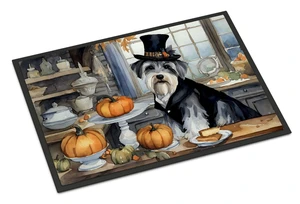 NEW Schnauzer Fall Kitchen Pumpkins Doormat Front Door Mat Indoor Outdoor Rugs for Entryway, Non Slip Washable Low Pile, 18H X 27W NEW Schnauzer Fall Kitchen Pumpkins Doormat Front Door Mat Indoor Outdoor Rugs for Entryway, Non Slip Washable Low Pile, 18H X 27W