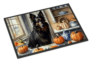 NEW Belgian Sheepdog Fall Kitchen Pumpkins Doormat Front Door Mat Indoor Outdoor Rugs for Entryway, Non Slip Washable Low Pile, 18H X 27W NEW Belgian Sheepdog Fall Kitchen Pumpkins Doormat Front Door Mat Indoor Outdoor Rugs for Entryway, Non Slip Washable Low Pile, 18H X 27W