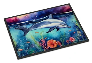 NEW Dolphin Doormat Front Door Mat Indoor Outdoor Rugs for Entryway, Non Slip Washable Low Pile, 18H X 27W NEW Dolphin Doormat Front Door Mat Indoor Outdoor Rugs for Entryway, Non Slip Washable Low Pile, 18H X 27W