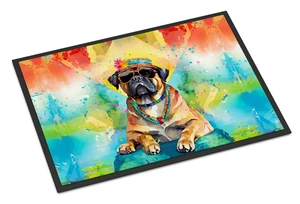 NEW Cane Corso Hippie Dawg Doormat Front Door Mat Indoor Outdoor Rugs for Entryway, Non Slip Washable Low Pile, 18H X 27W NEW Cane Corso Hippie Dawg Doormat Front Door Mat Indoor Outdoor Rugs for Entryway, Non Slip Washable Low Pile, 18H X 27W