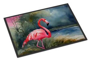 NEW Flamingo Doormat Front Door Mat Indoor Outdoor Rugs for Entryway, Non Slip Washable Low Pile, 18H X 27W NEW Flamingo Doormat Front Door Mat Indoor Outdoor Rugs for Entryway, Non Slip Washable Low Pile, 18H X 27W
