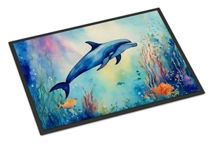 NEW Dolphin Doormat Front Door Mat Indoor Outdoor Rugs for Entryway, Non Slip Washable Low Pile, 18H X 27W NEW Dolphin Doormat Front Door Mat Indoor Outdoor Rugs for Entryway, Non Slip Washable Low Pile, 18H X 27W