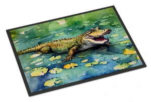 NEW Alligator Doormat Front Door Mat Indoor Outdoor Rugs for Entryway, Non Slip Washable Low Pile, 18H X 27W NEW Alligator Doormat Front Door Mat Indoor Outdoor Rugs for Entryway, Non Slip Washable Low Pile, 18H X 27W