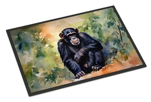 NEW Chimpanzee Doormat Front Door Mat Indoor Outdoor Rugs for Entryway, Non Slip Washable Low Pile, 18H X 27W NEW Chimpanzee Doormat Front Door Mat Indoor Outdoor Rugs for Entryway, Non Slip Washable Low Pile, 18H X 27W