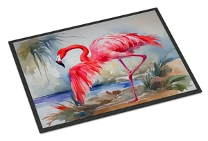 NEW Flamingo Doormat Front Door Mat Indoor Outdoor Rugs for Entryway, Non Slip Washable Low Pile, 18H X 27W NEW Flamingo Doormat Front Door Mat Indoor Outdoor Rugs for Entryway, Non Slip Washable Low Pile, 18H X 27W