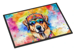 NEW Hippie Dawg Doormat Front Door Mat Indoor Outdoor Rugs for Entryway, Non Slip Washable Low Pile, 18H X 27W NEW Hippie Dawg Doormat Front Door Mat Indoor Outdoor Rugs for Entryway, Non Slip Washable Low Pile, 18H X 27W