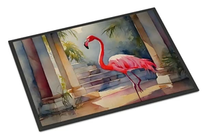 NEW Flamingo Doormat Front Door Mat Indoor Outdoor Rugs for Entryway, Non Slip Washable Low Pile, 18H X 27W NEW Flamingo Doormat Front Door Mat Indoor Outdoor Rugs for Entryway, Non Slip Washable Low Pile, 18H X 27W
