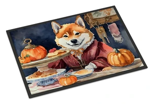 NEW Shiba Inu Fall Kitchen Pumpkins Doormat Front Door Mat Indoor Outdoor Rugs for Entryway, Non Slip Washable Low Pile, 18H X 27W NEW Shiba Inu Fall Kitchen Pumpkins Doormat Front Door Mat Indoor Outdoor Rugs for Entryway, Non Slip Washable Low Pile, 18H X 27W