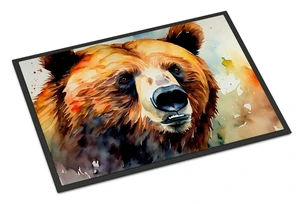 NEW Grizzly Bear Doormat Front Door Mat Indoor Outdoor Rugs for Entryway, Non Slip Washable Low Pile, 18H X 27W NEW Grizzly Bear Doormat Front Door Mat Indoor Outdoor Rugs for Entryway, Non Slip Washable Low Pile, 18H X 27W