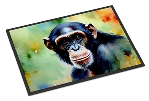 NEW Chimpanzee Doormat Front Door Mat Indoor Outdoor Rugs for Entryway, Non Slip Washable Low Pile, 18H X 27W NEW Chimpanzee Doormat Front Door Mat Indoor Outdoor Rugs for Entryway, Non Slip Washable Low Pile, 18H X 27W