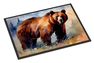 NEW Grizzly Bear Doormat Front Door Mat Indoor Outdoor Rugs for Entryway, Non Slip Washable Low Pile, 18H X 27W NEW Grizzly Bear Doormat Front Door Mat Indoor Outdoor Rugs for Entryway, Non Slip Washable Low Pile, 18H X 27W