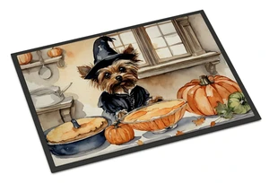 NEW Yorkie Fall Kitchen Pumpkins Doormat Front Door Mat Indoor Outdoor Rugs for Entryway, Non Slip Washable Low Pile, 18H X 27W NEW Yorkie Fall Kitchen Pumpkins Doormat Front Door Mat Indoor Outdoor Rugs for Entryway, Non Slip Washable Low Pile, 18H X 27W