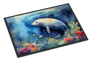 NEW Manatee Doormat Front Door Mat Indoor Outdoor Rugs for Entryway, Non Slip Washable Low Pile, 18H X 27W NEW Manatee Doormat Front Door Mat Indoor Outdoor Rugs for Entryway, Non Slip Washable Low Pile, 18H X 27W