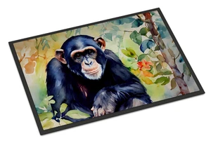 NEW Chimpanzee Doormat Front Door Mat Indoor Outdoor Rugs for Entryway, Non Slip Washable Low Pile, 18H X 27W NEW Chimpanzee Doormat Front Door Mat Indoor Outdoor Rugs for Entryway, Non Slip Washable Low Pile, 18H X 27W