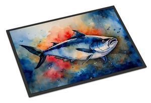 NEW Bluefin Tuna Doormat Front Door Mat Indoor Outdoor Rugs for Entryway, Non Slip Washable Low Pile, 18H X 27W NEW Bluefin Tuna Doormat Front Door Mat Indoor Outdoor Rugs for Entryway, Non Slip Washable Low Pile, 18H X 27W