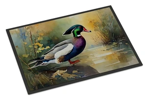 NEW Wood Duck Doormat Front Door Mat Indoor Outdoor Rugs for Entryway, Non Slip Washable Low Pile, 18H X 27W NEW Wood Duck Doormat Front Door Mat Indoor Outdoor Rugs for Entryway, Non Slip Washable Low Pile, 18H X 27W