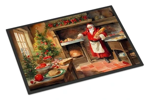 NEW Cookies with Santa Claus Doormat Front Door Mat Indoor Outdoor Rugs for Entryway, Non Slip Washable Low Pile, 18H X 27W NEW Cookies with Santa Claus Doormat Front Door Mat Indoor Outdoor Rugs for Entryway, Non Slip Washable Low Pile, 18H X 27W
