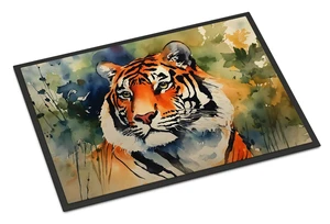 NEW Tiger Doormat Front Door Mat Indoor Outdoor Rugs for Entryway, Non Slip Washable Low Pile, 18H X 27W NEW Tiger Doormat Front Door Mat Indoor Outdoor Rugs for Entryway, Non Slip Washable Low Pile, 18H X 27W