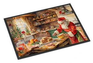 NEW Cookies with Santa Claus Papa Noel Doormat Front Door Mat Indoor Outdoor Rugs for Entryway, Non Slip Washable Low Pile, 18H X 27W NEW Cookies with Santa Claus Papa Noel Doormat Front Door Mat Indoor Outdoor Rugs for Entryway, Non Slip Washable Low Pile, 18H X 27W