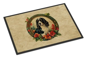 NEW English Springer Spaniel Christmas Flowers Doormat Front Door Mat Indoor Outdoor Rugs for Entryway, Non Slip Washable Low Pile, 18H X 27W NEW English Springer Spaniel Christmas Flowers Doormat Front Door Mat Indoor Outdoor Rugs for Entryway, Non Slip Washable Low Pile, 18H X 27W