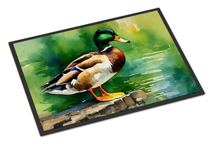 NEW Mallard Doormat Front Door Mat Indoor Outdoor Rugs for Entryway, Non Slip Washable Low Pile, 18H X 27W NEW Mallard Doormat Front Door Mat Indoor Outdoor Rugs for Entryway, Non Slip Washable Low Pile, 18H X 27W