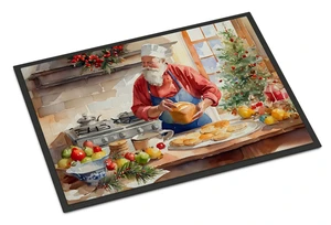 NEW Cookies with Santa Claus Weihnachtsmann Doormat Front Door Mat Indoor Outdoor Rugs for Entryway, Non Slip Washable Low Pile, 18H X 27W NEW Cookies with Santa Claus Weihnachtsmann Doormat Front Door Mat Indoor Outdoor Rugs for Entryway, Non Slip Washable Low Pile, 18H X 27W